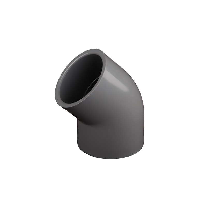 RUNDER UPVC 45°-BOGEN MIT KURZEM RADIUS